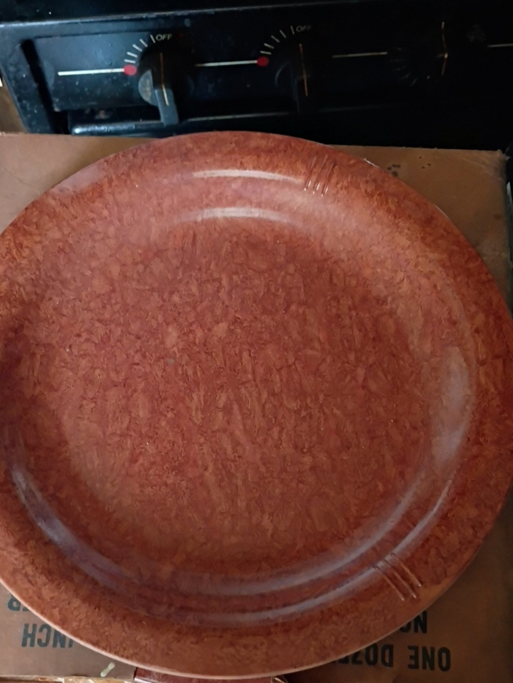 Rust-Tone Glazed Dinner Plate - Home Dining